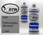 Preview: Audi, Platinumgrau (Bumper), L1RR: 400ml Sprühdose + 400ml Klarlack - Set, von ATW Autoteile West.